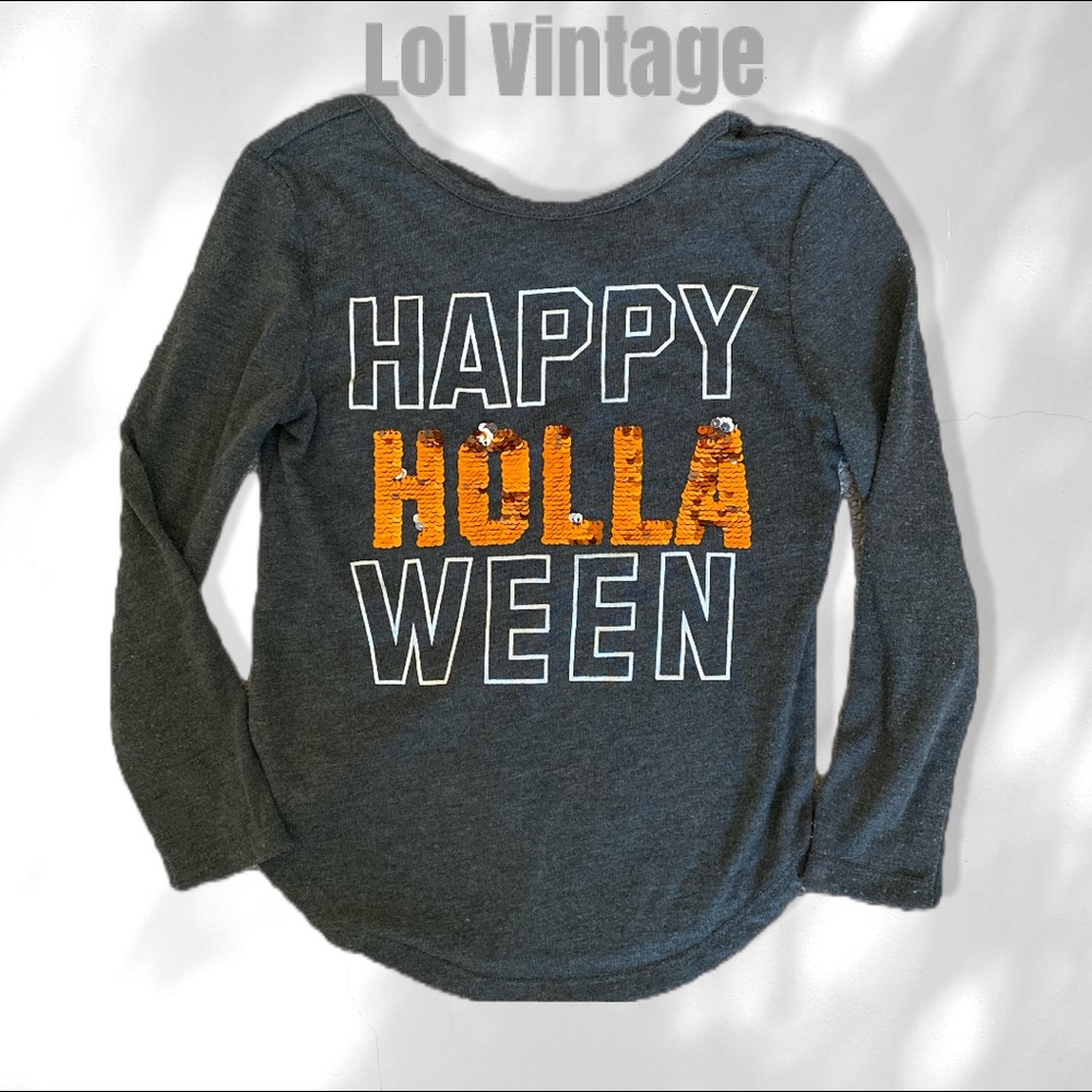 Happy HOLLA ween Long sleeve Top